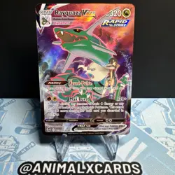 Pokemon TCG Rayquaza Vmax Tg20/Tg30 SWSH12: Silver Tempest Trainer Gallery NM/M - Image 1