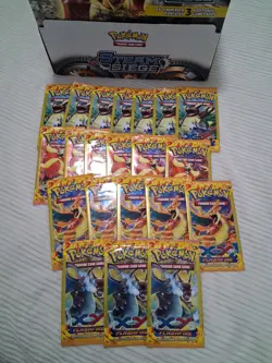 Pokemon XY Flashfire 3 card Mini Booster Pack Mega Charizard Art and more NEW!! - Image 3