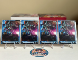 Rezel Full Playset x4 C NM GD01-018 Gundam Card Game - Image 1