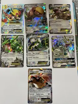 pokemon cards (bundle) Mega Pidgeot Ex, Pidgeot EX, Kangaskhan EX, etc. - Image 1