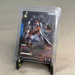 Gundam NT-1 GD03-001 LR+ Alternate Alt Art Steel Requiem CARD NM - Image 3