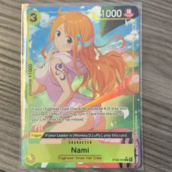 One Piece Nami ST29-008 Egghead Rare Counter +1000 Card - Image 1