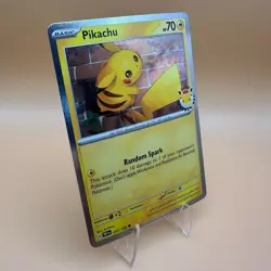 Pokemon Pikachu 051/162 2026 Pokemon Day Stamped Promo 30th Anniversary TCG Card - Image 2