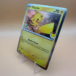 Pokemon Pikachu 051/162 2026 Pokemon Day Stamped Promo 30th Anniversary TCG Card - Image 3