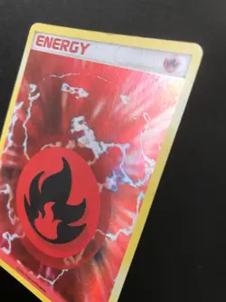 EX Holon Phantoms Set 5 Pokemon holo rare Energy cards Fire Psychic Fighting - Image 3