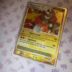 RHYPERIOR LV. X Holo POKEMON 2008 Trading Card 145/146 TCG Heavy Play HP - Image 4