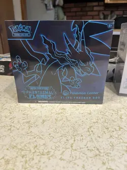 Pokemon Mega Evolutions Phantasmal Flames POKEMON CENTER ETB Sealed - Image 1