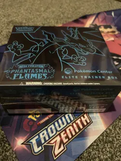 Pokemon Mega Evolutions Phantasmal Flames Pokemon Center ETB NO RIPS SEALED PC! - Image 1
