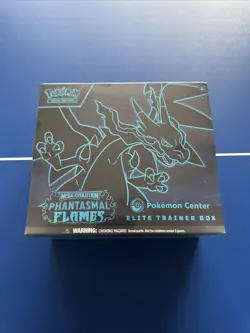 Pokemon Mega Evolutions Phantasmal Flames Pokemon Center ETB NO RIPS SEALED - Image 1