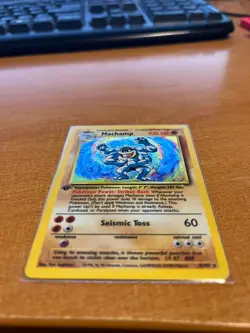 Machamp 1st Edition Holo 1999 Base Set 8/102 Pokemon TCG Original Rare MP/HP - Image 2
