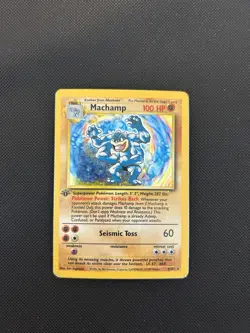 Machamp 8/102 1st Edition | Base Set | Holo Pokemon Card HP - Image 1