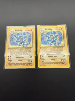 2x Machamp 1st Edition 8/102 | Base Set | Holo Rare Pokemon Cards | HP - Image 1