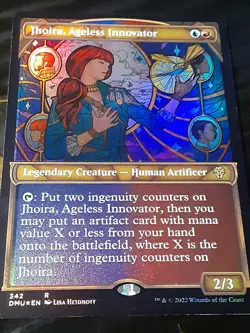 Jhoira Ageless Innovator TEXTURED FOIL , Dominaria United , NM,MTG,FREE SHIPPING - Image 2