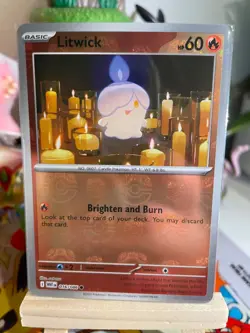 Litwick Master Ball (016/086) - White Flare - Pokemon TCG - NM - Image 1