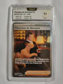 Carte Pokemon - Charisme de Giovanni 204/165 - 151 EV3.5 PCA 9,5 - Image 1
