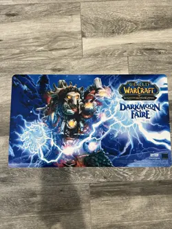 World of Warcraft TCG Hearthstone Playmat Mouse Pad Darkmoon Faire DMF Official - Image 1