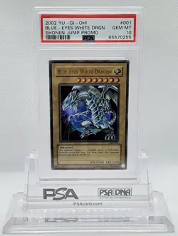 YUGIOH JMP-001 BLUE EYES WHITE DRAGON ULTRA RARE HOLO PSA 10 GEM MINT #65570255 - Image 2