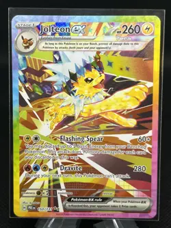 Pokemon TCG Jolteon ex 153/131 Prismatic Evolutions SIR LP+ - Image 1