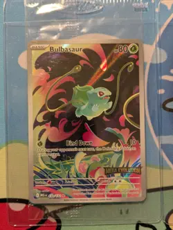 Pokemon Mega Evolution Stamped Bulbasaur 133/132 Illustration Rare Sealed Lot 3 - Image 2