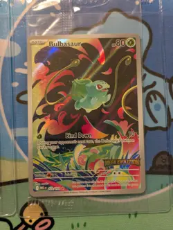 Pokemon Mega Evolution Stamped Bulbasaur 133/132 Illustration Rare Sealed Lot 3 - Image 3