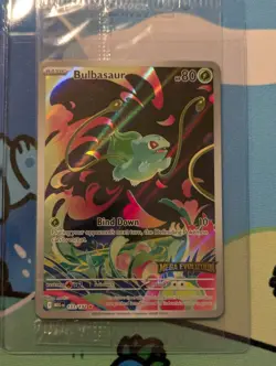 Pokemon Mega Evolution Stamped Bulbasaur 133/132 Illustration Rare Sealed Lot 3 - Image 4