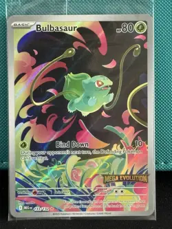 Pokemon BULBASAUR 133/132 - Mega Evolution - ILLUSTRATION RARE - MINT SEALED - Image 1