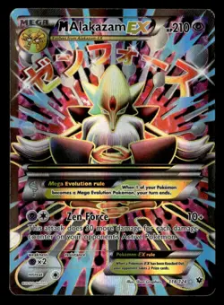 M Alakazam EX (Full Art) Ultra Rare XY - Fates Collide 118/124 HP Pokemon TCG - Image 1