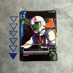 Gundam TCG Amuro Ray Art Foil Card ST01-010 C+ NM/Mint - Image 1