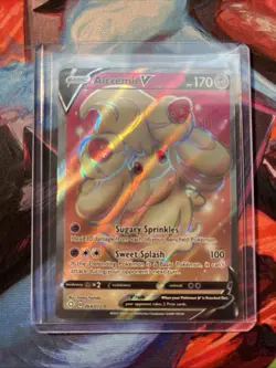 Alcremie V Full Art 064/072 Ultra Rare Shining Fates NM Pokemon TCG Card - Image 1
