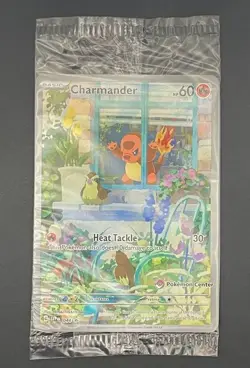 Pokemon Card Charmander 044 Pokemon Center Promo - Sealed - Image 1