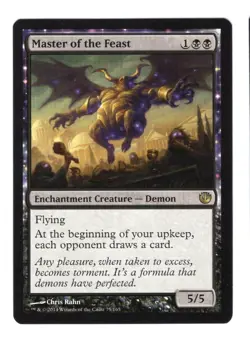 MTG Master of the Feast Journey Into NYX Regular Card NM Condition - Image 1