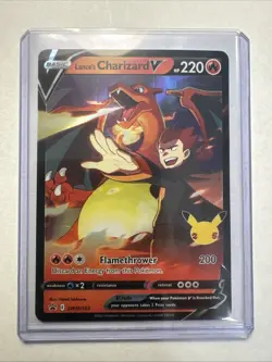 Lance's Charizard V - SWSH133 Promo Cards NM Holofoil Pokemon - Image 1