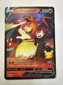 Lance's Charizard V - SWSH133 Promo Cards NM Holofoil Pokemon - Image 2