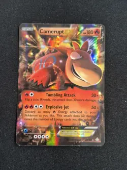 Camerupt EX 29/160 Ultra Rare XY Primal Clash Pokemon Card - Image 1