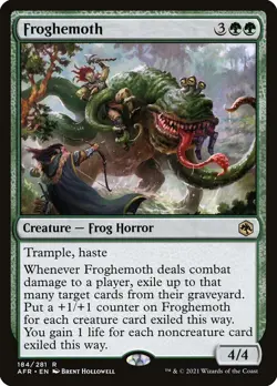 Magic the Gathering (mtg): AFR: Froghemoth - Rare - Foil - Image 1