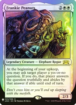 NM Foil Frankie Peanuts, MTG, The List, Magic the Gathering, 5 - Image 1