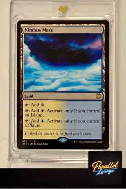 💧Nimbus Maze ☀ RARE LAND #252 Commander: Adventures Forgotten Realms AFC MTG - Image 1