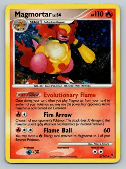 Pokemon TCG Magmortar Holo Supreme Victors 2009 #6/147 MP - Image 1