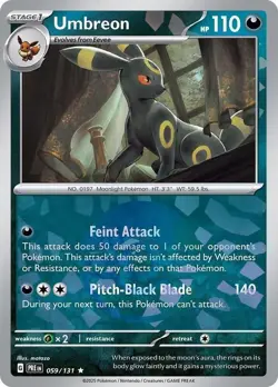 Umbreon (Poke Ball Pattern) #059|| Pokemon - SV: Prismatic Evolutions || 2025 - Image 1