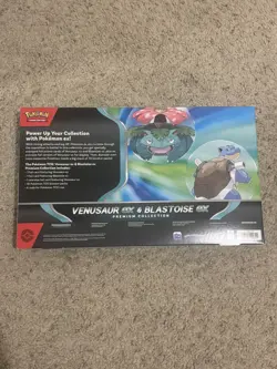 Pokemon TCG Venusaur EX And Blastoise EX Premium Collection Gamestop Exclusive - Image 2
