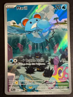 Marill 204/193 Illustration Rare Pokemon SV Paldea Evolved Near Mint - Image 1
