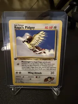 2000 Pokemon 1st Edition Gym Challenge Koga's Pidgey | Pack Fresh - Image 1