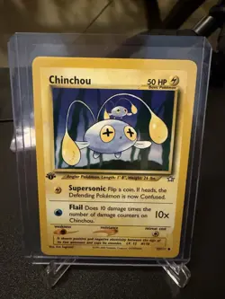 2000 Pokemon 1st Edition Neo Genesis Chinchou | Pack Fresh - Image 1