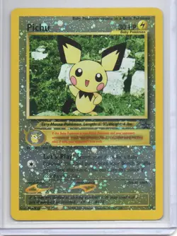Pokemon WoTC Promo Pichu #35/53 Promo,Reverse Holo Vintage - Image 1