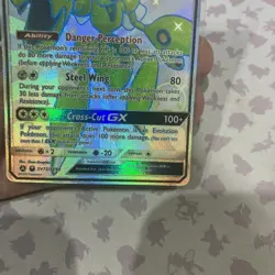 2019 Pokemon Hidden Fates Scizor GX Shiny Vault Holo Full Art SV72/SV94 NM - Image 3