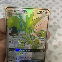 2019 Pokemon Hidden Fates Scizor GX Shiny Vault Holo Full Art SV72/SV94 NM - Image 4