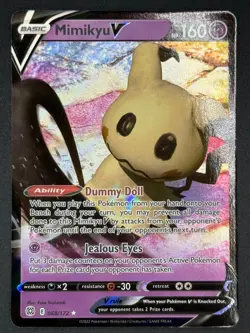 Mimikyu V 062/163 Pokemon TCG SWSH05: Battle Styles Ultra Rare Near Mint - Image 1