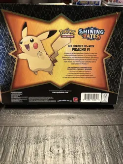 Pokemon TCG Shining Fates Pikachu v Collection Box Factory Sealed - Image 2