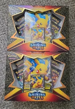 NEW Pokemon TCG Shining Fates Pikachu V Collection Box Factory Sealed Brand New - Image 1