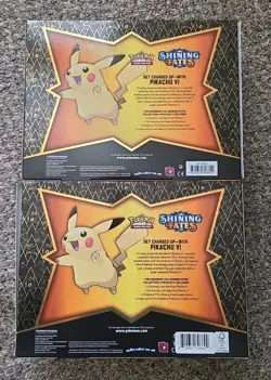 NEW Pokemon TCG Shining Fates Pikachu V Collection Box Factory Sealed Brand New - Image 2